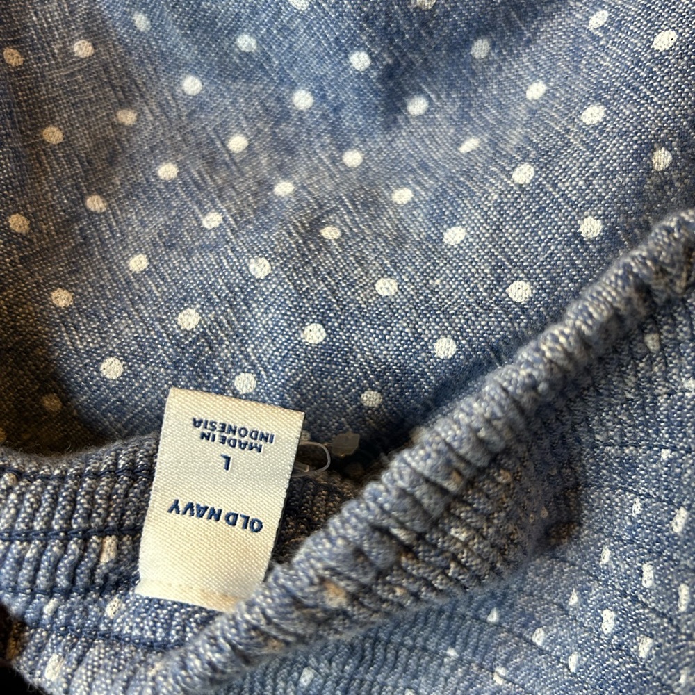 Old Navy Linen Blend Spaghetti Strap Sundress - Picture 4 of 5